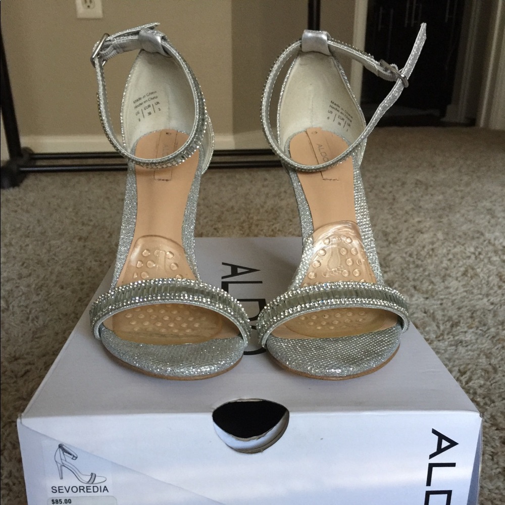 Aldo Silver Special Occasion Heels